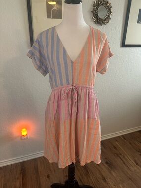 Anthropologie “Entro” Striped Spring Dress ✨🦋✨